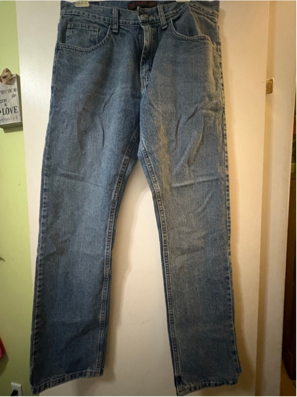 Men’s Lee Vintage Slim Straight Leg Jeans Blue Size 32